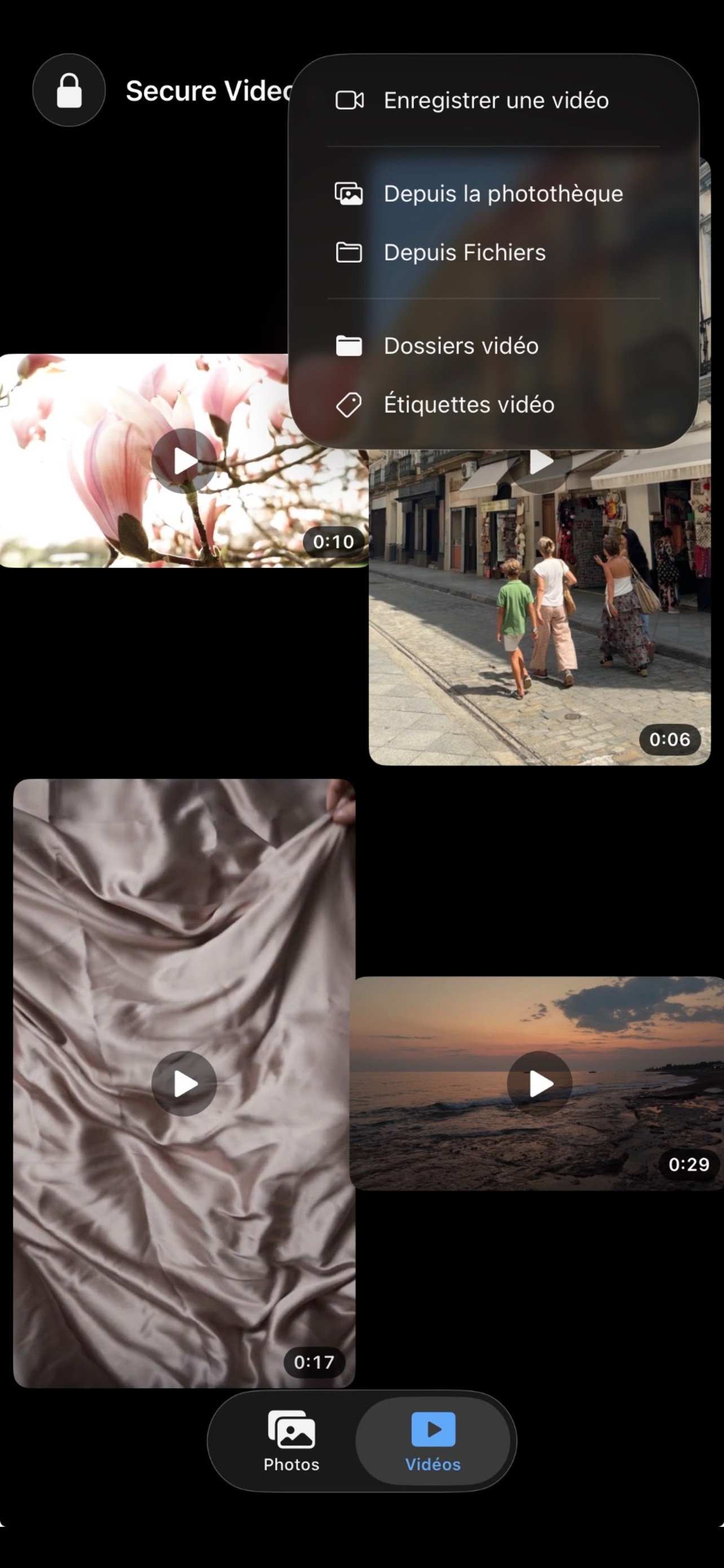 Galerie vidéo