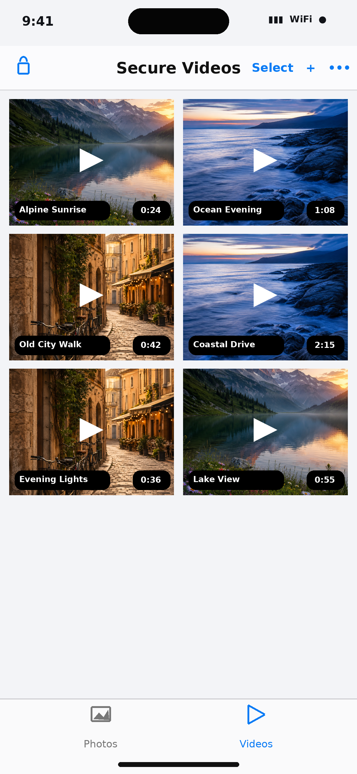 Secure video feed